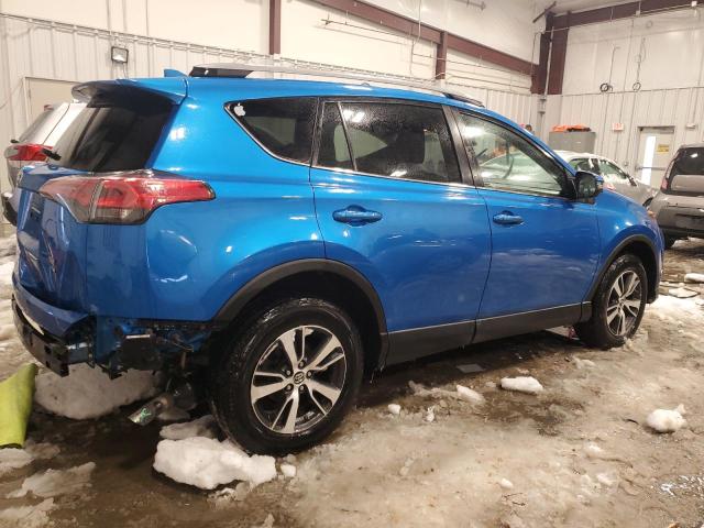 2T3RFREV1JW739874 - 2018 TOYOTA RAV4 ADVENTURE BLUE photo 3