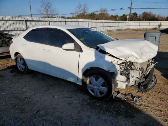 5YFBURHE8FP346362 - 2015 TOYOTA COROLLA L WHITE photo 4