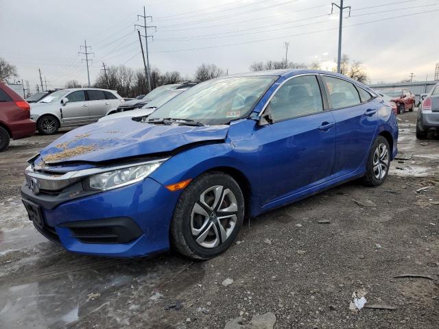 2HGFC2F5XHH560634 - 2017 HONDA CIVIC LX BLUE photo 1