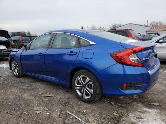 2HGFC2F5XHH560634 - 2017 HONDA CIVIC LX BLUE photo 2