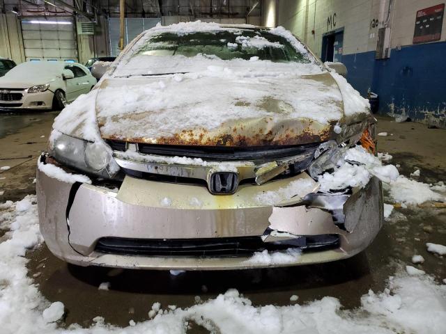 1HGFA16528L107465 - 2008 HONDA CIVIC LX GOLD photo 5