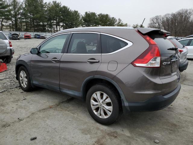 2HKRM4H75EH712356 - 2014 HONDA CR-V EXL GRAY photo 2