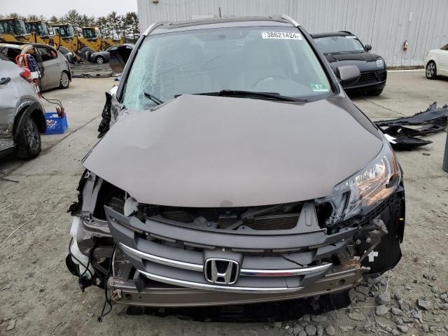 2HKRM4H75EH712356 - 2014 HONDA CR-V EXL GRAY photo 5