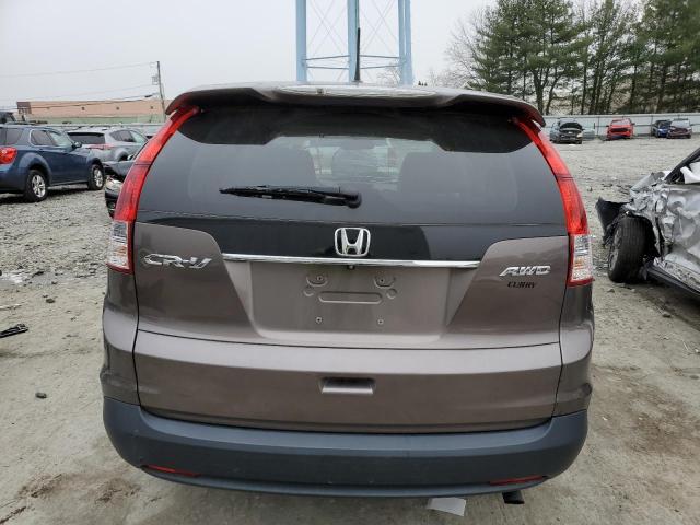 2HKRM4H75EH712356 - 2014 HONDA CR-V EXL GRAY photo 6