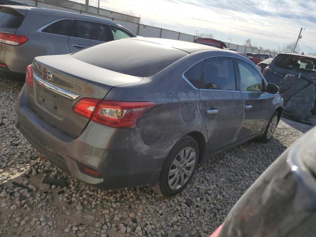 3N1AB7AP6KY400644 - 2019 NISSAN SENTRA S SILVER photo 3