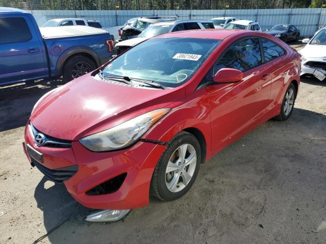 KMHDH6AE8DU008591 - 2013 HYUNDAI ELANTRA CO GS RED photo 1