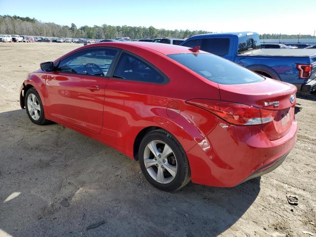 KMHDH6AE8DU008591 - 2013 HYUNDAI ELANTRA CO GS RED photo 2