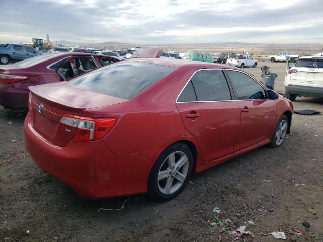 4T1BF1FK2DU693945 - 2013 TOYOTA CAMRY L RED photo 3