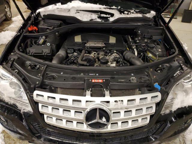 4JGBB8GB5BA717012 - 2011 MERCEDES-BENZ ML 350 4MATIC BLACK photo 12