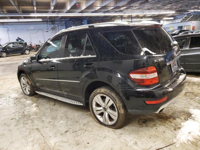 4JGBB8GB5BA717012 - 2011 MERCEDES-BENZ ML 350 4MATIC BLACK photo 2