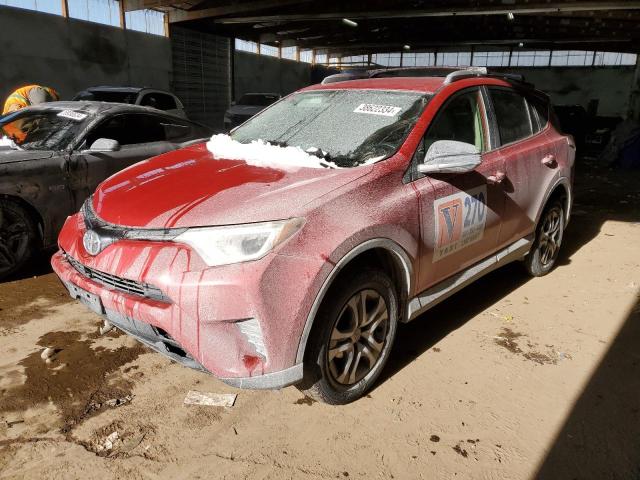 JTMBFREV8GJ102554 - 2016 TOYOTA RAV4 LE RED photo 1