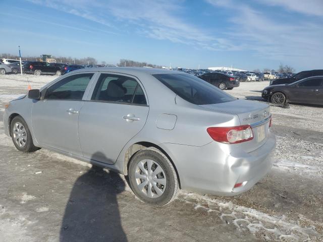 5YFBU4EE5DP098589 - 2013 TOYOTA COROLLA BASE SILVER photo 2