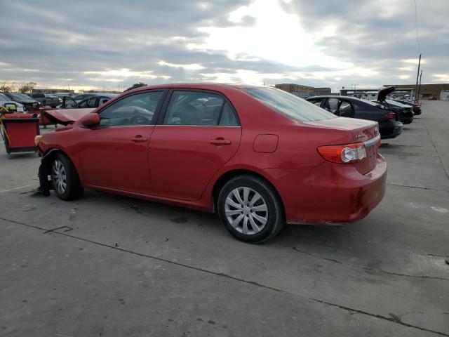 5YFBU4EE3DP201802 - 2013 TOYOTA COROLLA BASE RED photo 2