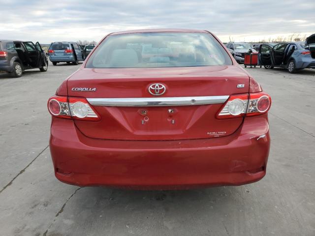5YFBU4EE3DP201802 - 2013 TOYOTA COROLLA BASE RED photo 6