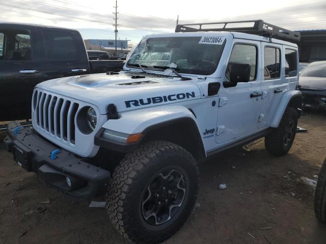 1C4JJXR69MW851492 - 2021 JEEP WRANGLER RUBICON 4XE WHITE photo 1