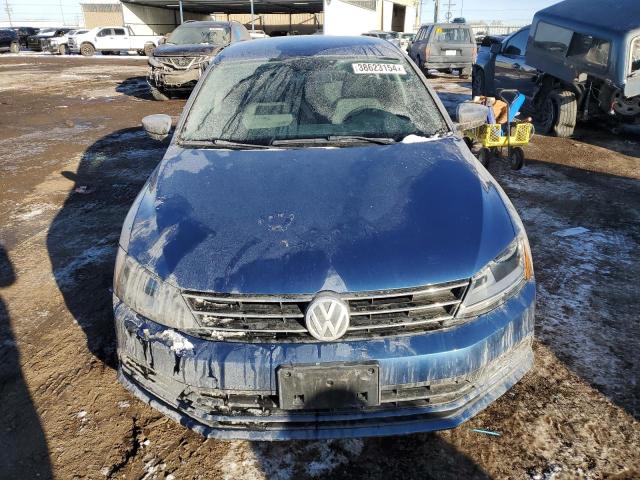 3VW2B7AJ0HM268166 - 2017 VOLKSWAGEN JETTA S BLUE photo 5