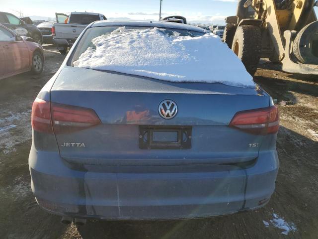 3VW2B7AJ0HM268166 - 2017 VOLKSWAGEN JETTA S BLUE photo 6