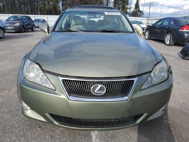 JTHCK262382024674 - 2008 LEXUS IS 250 GREEN photo 5