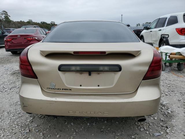 2G2WP522451214927 - 2005 PONTIAC GRAND PRIX TAN photo 6