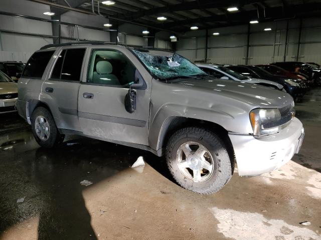 1GNDT13S352277627 - 2005 CHEVROLET TRAILBLAZE LS SILVER photo 4