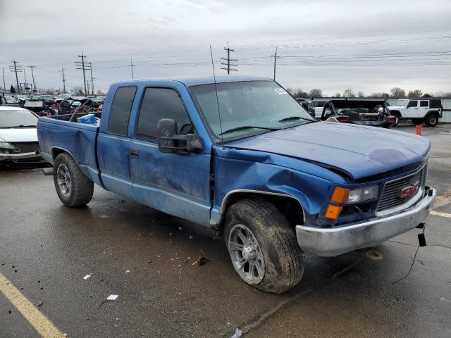 1GTEK19R8VE550418 - 1997 GMC SIERRA K1500 BLUE photo 4