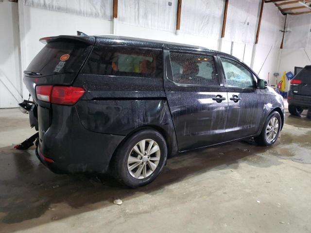 KNDMB5C19F6020377 - 2015 KIA SEDONA LX BLACK photo 3