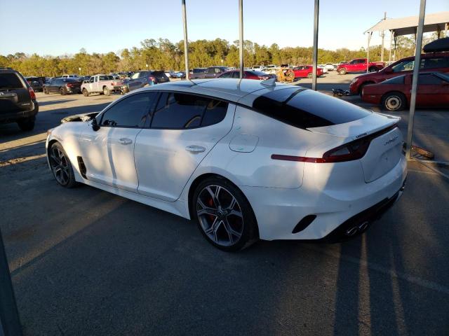 KNAE55LC6L6084141 - 2020 KIA STINGER GT2 WHITE photo 2