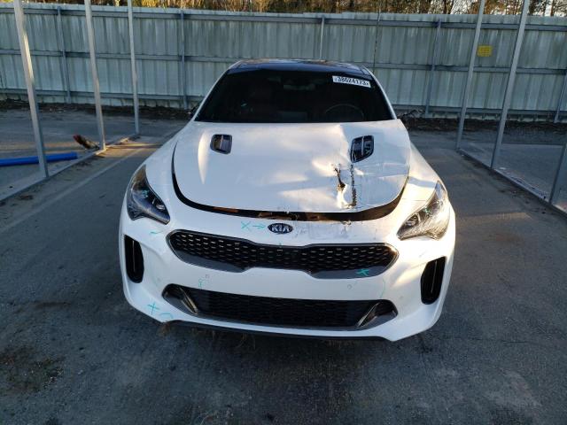 KNAE55LC6L6084141 - 2020 KIA STINGER GT2 WHITE photo 5