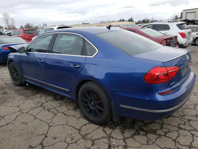 1VWAT7A38GC051135 - 2016 VOLKSWAGEN PASSAT S BLUE photo 2