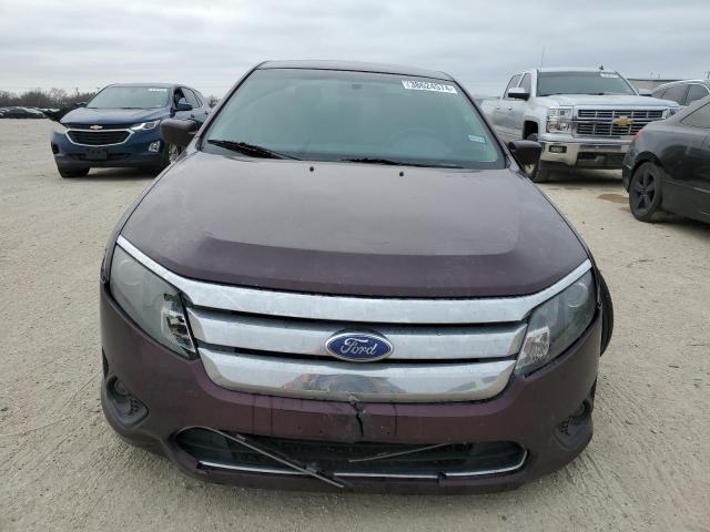 3FAHP0HA0CR258122 - 2012 FORD FUSION SE BURGUNDY photo 5