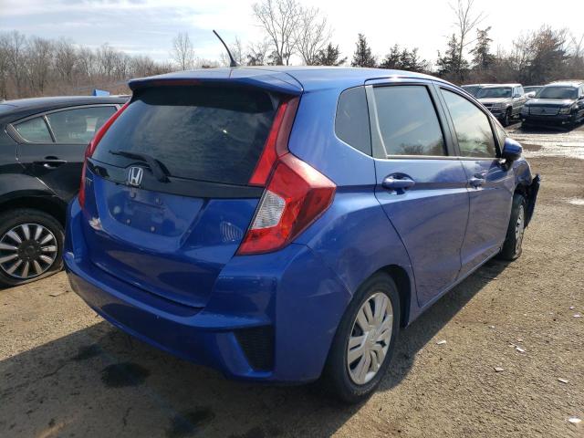 3HGGK5H58FM749044 - 2015 HONDA FIT LX BLUE photo 3