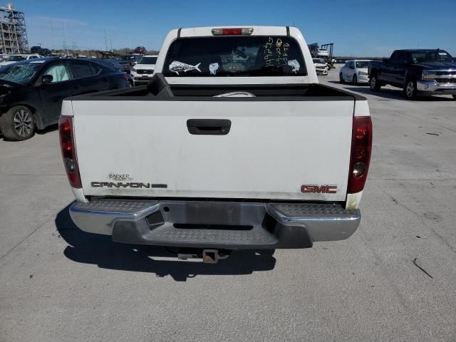 1GTDS136658106396 - 2005 GMC CANYON WHITE photo 6
