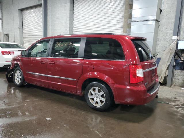 2C4RC1BG6CR136903 - 2012 CHRYSLER TOWN & COU TOURING RED photo 2