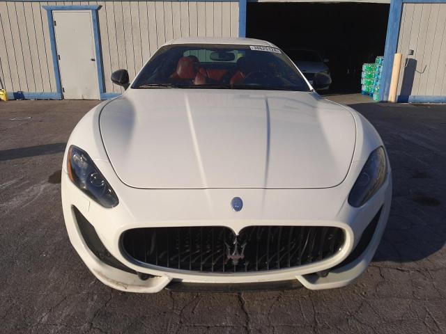 ZAM45VLA2E0083275 - 2014 MASERATI GRANTURISM S WHITE photo 5