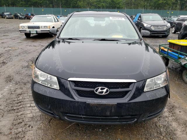 5NPET46C08H398816 - 2008 HYUNDAI SONATA GLS BLACK photo 5