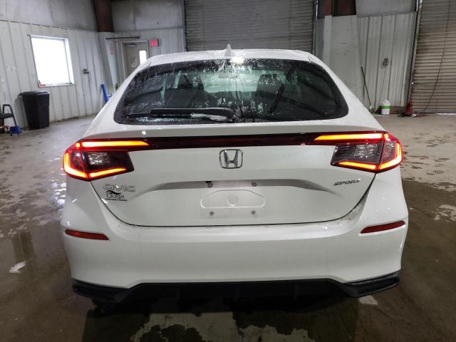 19XFL2H89PE022510 - 2023 HONDA CIVIC SPORT WHITE photo 6