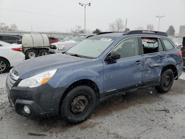 4S4BRCAC5D3254909 - 2013 SUBARU OUTBACK 2.5I BLUE photo 1