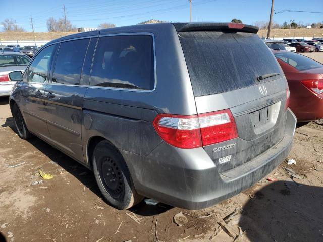 5FNRL38227B076899 - 2007 HONDA ODYSSEY LX CHARCOAL photo 2