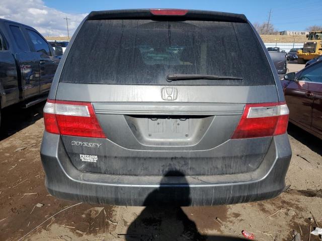 5FNRL38227B076899 - 2007 HONDA ODYSSEY LX CHARCOAL photo 6