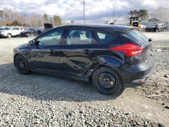 1FADP3M23HL336381 - 2017 FORD FOCUS SEL BLACK photo 2