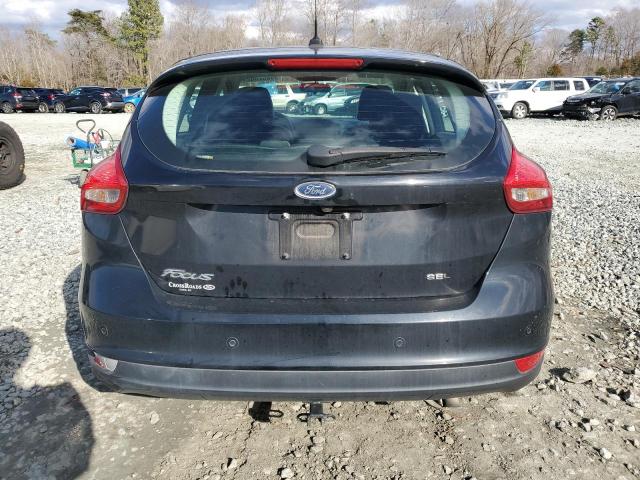 1FADP3M23HL336381 - 2017 FORD FOCUS SEL BLACK photo 6