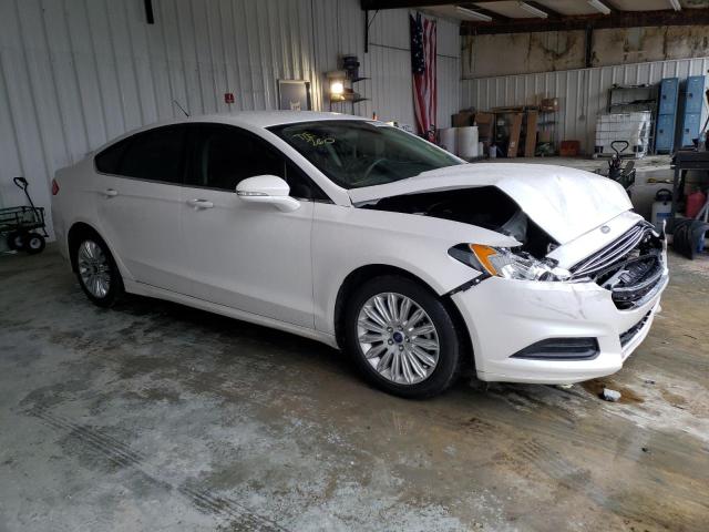 3FA6P0LU8GR256729 - 2016 FORD FUSION SE HYBRID WHITE photo 4