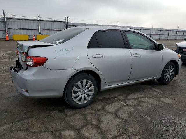 2T1BU4EE5CC810520 - 2012 TOYOTA COROLLA BASE SILVER photo 3