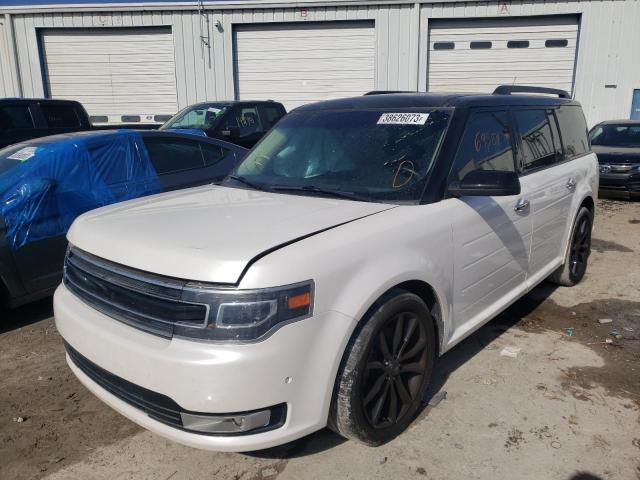 2FMHK6DT2JBA11193 - 2018 FORD FLEX LIMITED WHITE photo 1