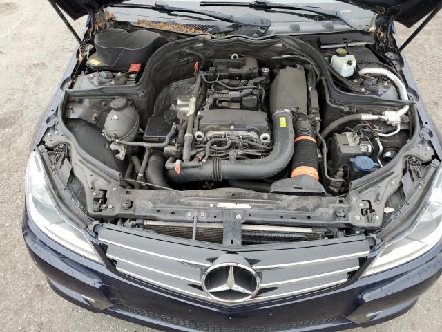 WDDGF4HB5EG248906 - 2014 MERCEDES-BENZ C 250 BLUE photo 11