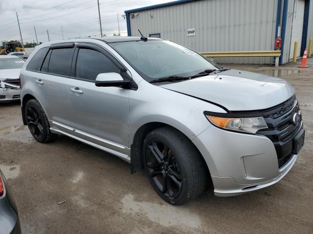 2FMDK4AK3CBA79021 - 2012 FORD EDGE SPORT SILVER photo 4