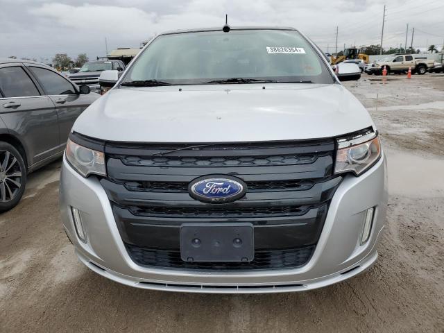 2FMDK4AK3CBA79021 - 2012 FORD EDGE SPORT SILVER photo 5