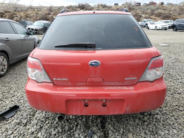 JF1GG676X6H817564 - 2006 SUBARU IMPREZA 2.5I SPORTS WAGON RED photo 6