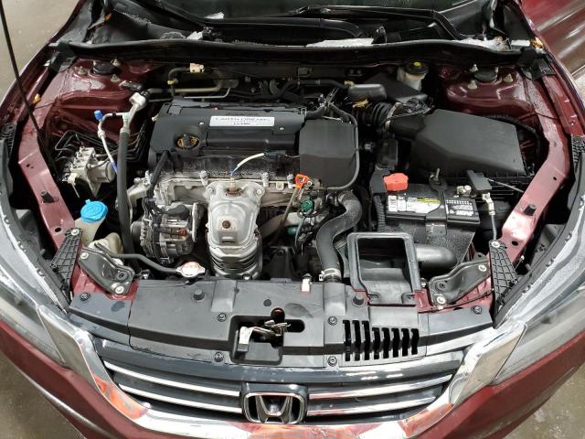 1HGCR2F33EA088030 - 2014 HONDA ACCORD LX MAROON photo 11