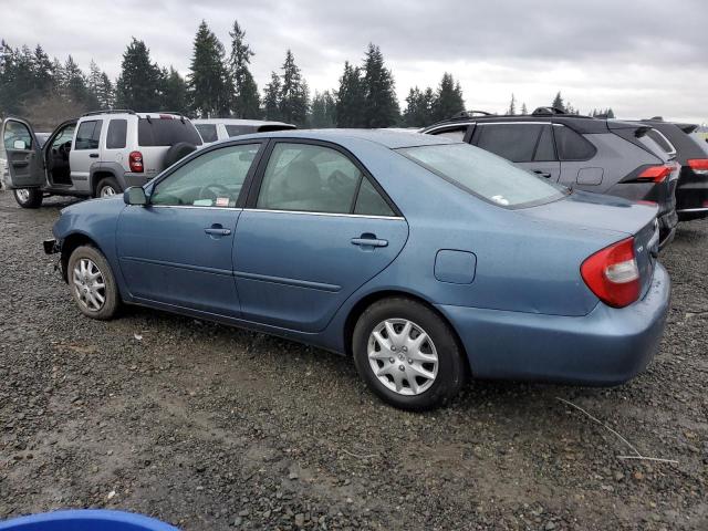 4T1BE32K93U210289 - 2003 TOYOTA CAMRY LE BLUE photo 2